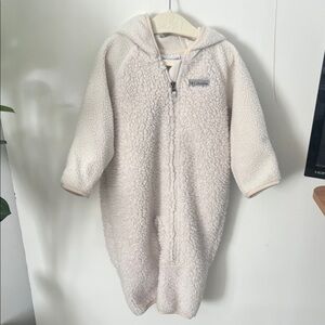 Columbia Cream Sherpa Baby Bunting 6-12 M